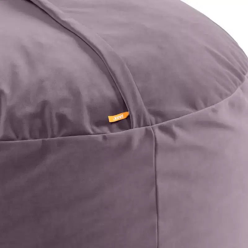 Jaxx 4 Foot Saxx - Large Round Bean Bag Chair for Adults - Lush Velvet