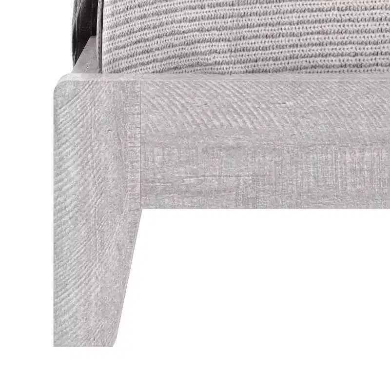 Galano Queen Tiena Lencia Bed with Headboard  Dusty Grey Oak