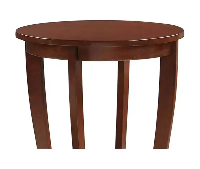 HomeStock Belmont Mid Century Modern End Table with Multi Tier Tabletop Surface and Sleek Design for Lamps, Books and Accessories