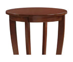 HomeStock Belmont Mid Century Modern End Table with Multi Tier Tabletop Surface and Sleek Design for Lamps, Books and Accessories