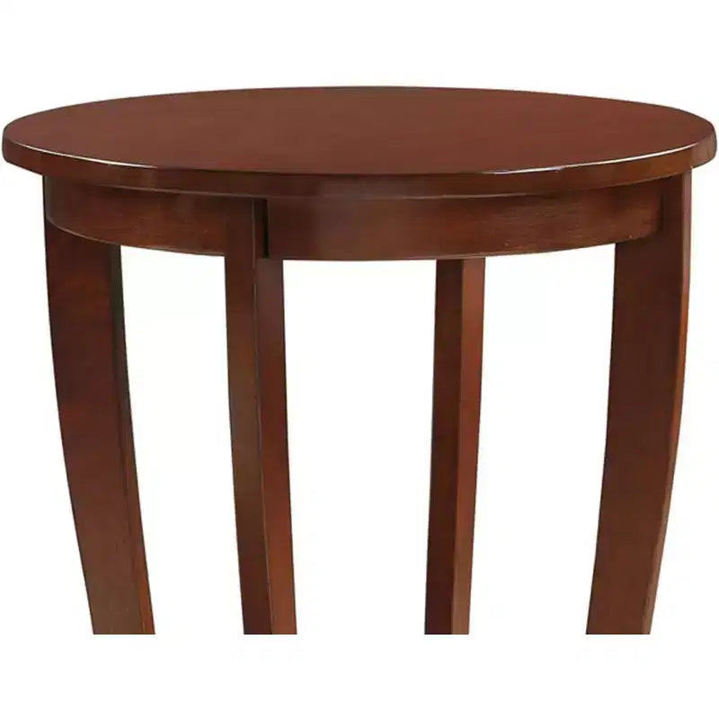 HomeStock Belmont Mid Century Modern End Table with Multi Tier Tabletop Surface and Sleek Design for Lamps, Books and Accessories