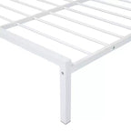 Bellemave Full Bed for Kids, Metal Full Bed with Drawer for Boys, girs, Full Bed Frame with House-Shaped Headboard, Full Size House Bed, White