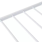 Bellemave Full Bed for Kids, Metal Full Bed with Drawer for Boys, girs, Full Bed Frame with House-Shaped Headboard, Full Size House Bed, White