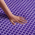 The Purple Mattress 9.25 Medium Gel Foam Mattress with 2 GelFlex Grid, White