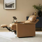 Flora Genuine Leather Recliner|HULALA HOME