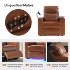 Flora Genuine Leather Recliner|HULALA HOME
