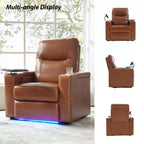 Flora Genuine Leather Recliner|HULALA HOME