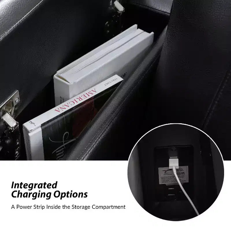 Flora Genuine Leather Recliner|HULALA HOME