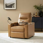 Flora Genuine Leather Recliner|HULALA HOME