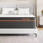 Sweetnight 14-in Medium Queen Hybrid Memory Foam/Coil Blend Mattress in a Box