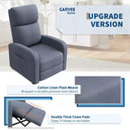 Recliner Chair for Adults, Adjustable Single Sofa, Enhanced with Side Pocket, Tall Back, Wide Arms & Padded Seat, Home Seating for Living Room