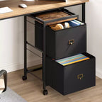 COZONY Mobile File Cabinet Collection, Rolling Storage Organizer with Fabric Drawers, Under Desk Filing Cabinet for Home Office
