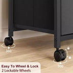 COZONY Mobile File Cabinet Collection, Rolling Storage Organizer with Fabric Drawers, Under Desk Filing Cabinet for Home Office