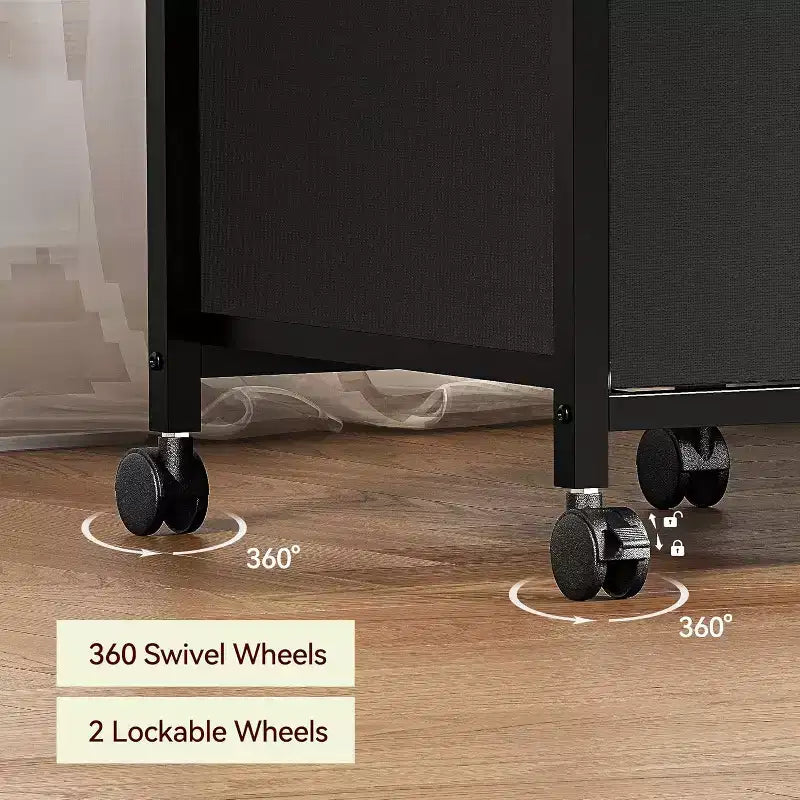 COZONY Mobile File Cabinet Collection, Rolling Storage Organizer with Fabric Drawers, Under Desk Filing Cabinet for Home Office