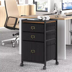COZONY Mobile File Cabinet Collection, Rolling Storage Organizer with Fabric Drawers, Under Desk Filing Cabinet for Home Office