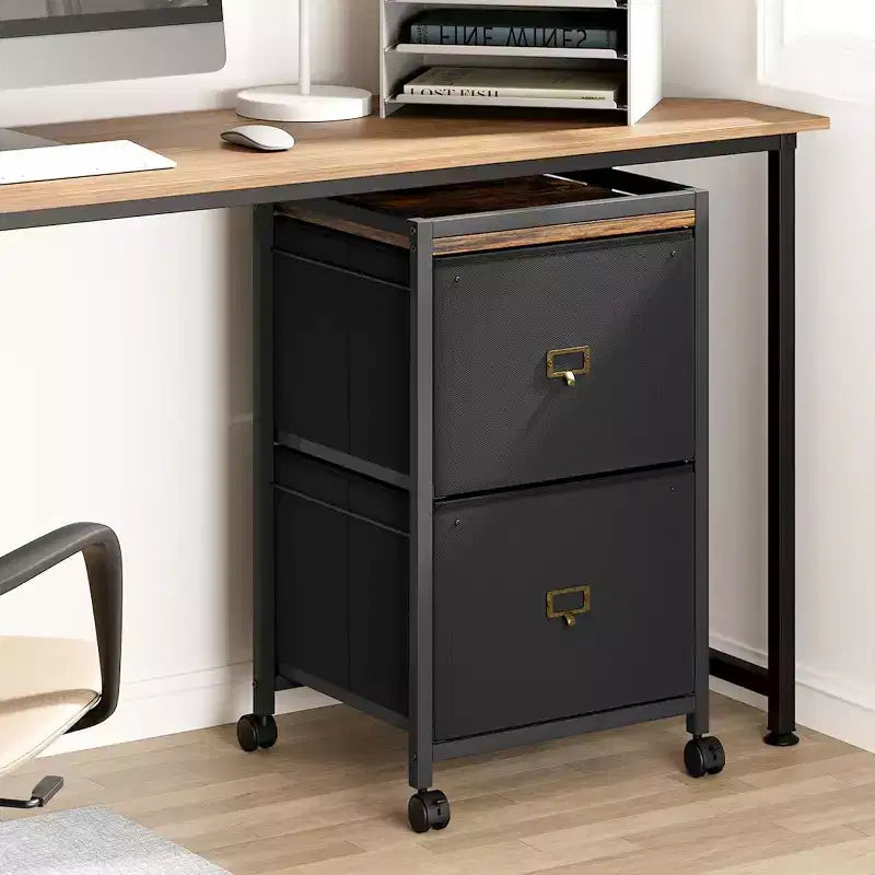 COZONY Mobile File Cabinet Collection, Rolling Storage Organizer with Fabric Drawers, Under Desk Filing Cabinet for Home Office