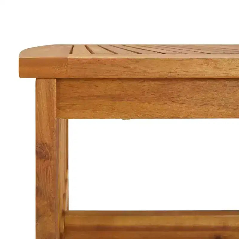 Coffee Table Natural Acacia Wood Solid Acacia Wood Medium Durable