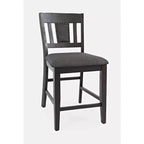 Jofran,Upholstered Slatback Counter Height Stool with Nailhead Trim (Set of 2)