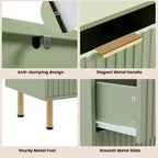 6-Drawer Dresser, Modern Wooden Bedroom Chest of Drawers With Storage Drawers, Farmhouse Style TV Stand for Living Room, Bedroom, Hallway