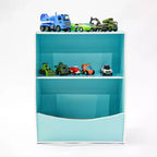 2 Tier Kids Bookshelf and Book Storage, Toddler Bookshelf, Storage Boxes Book Shelf & Organizer for Nursery Playroom Classroom Library Bedroom
