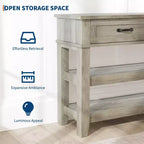 Console Sofa Table with 2 Drawers, 3-Tier Narrow Entry Table with Storage Shelves for Living Room Behind Couch, Entryway, Hallway