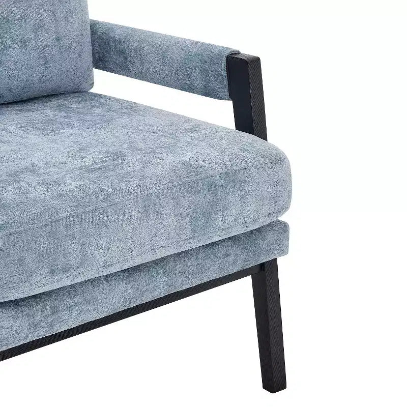 Vatros Mid-Century Modern Chenille Upholstered Accent Armchair