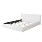 Okak Stylish Design Soft Fabric Bed Frame with Upholstered Headboard,Modern Minimalsit Master Bedroom Bed for You