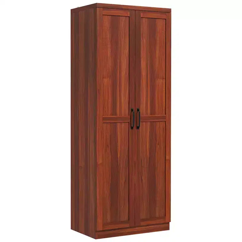 63 2-Door Kitchen Pantry, Freestanding Storage Cabinet with 5-tier Shelving and 2 Adjustable Shelves for Dining Room