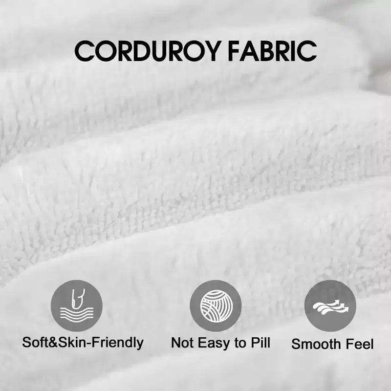 MAYEERTY 39.8 Cloud Sofa Black - 39.8, Corduroy, Double-Layer, No Assembly, DIY for Corner