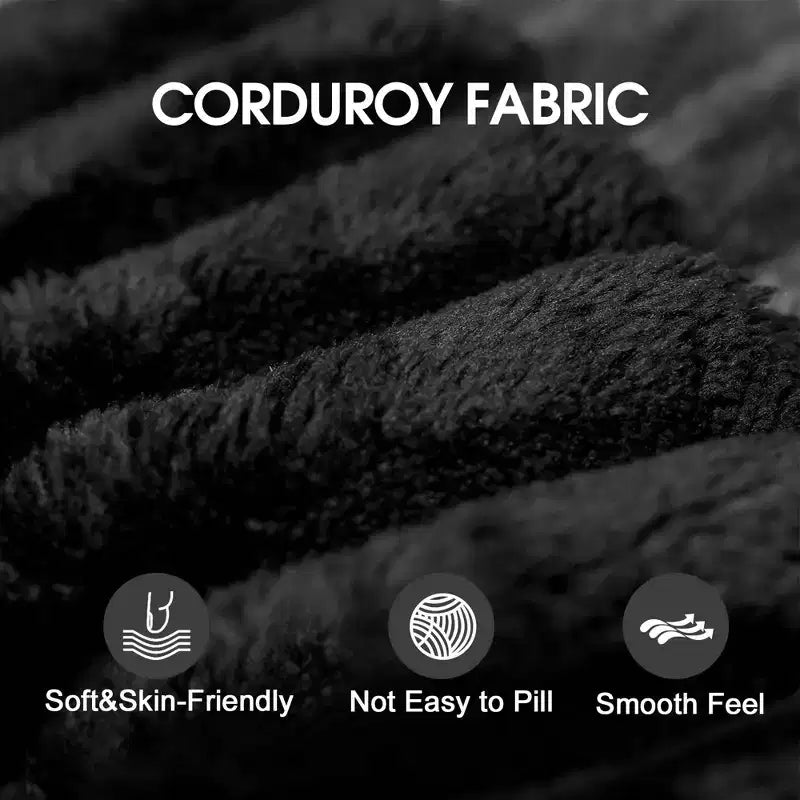 MAYEERTY 39.8 Cloud Sofa Black - 39.8, Corduroy, Double-Layer, No Assembly, DIY for Corner