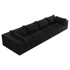MAYEERTY 39.8 Cloud Sofa Black - 39.8, Corduroy, Double-Layer, No Assembly, DIY for Corner