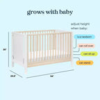 Carter's by daVinci Marisol 4-in-1 Convertible Crib