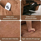 Recliner Chair, 360 Swivel Rocker Recliner Chair for Adults, for Living Room, Bedroom, Home