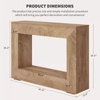 47 in Farmhouse Console Table,Entryway Console Table with Storage, Industrial Hallway Accent Table for Living Room, Entrance