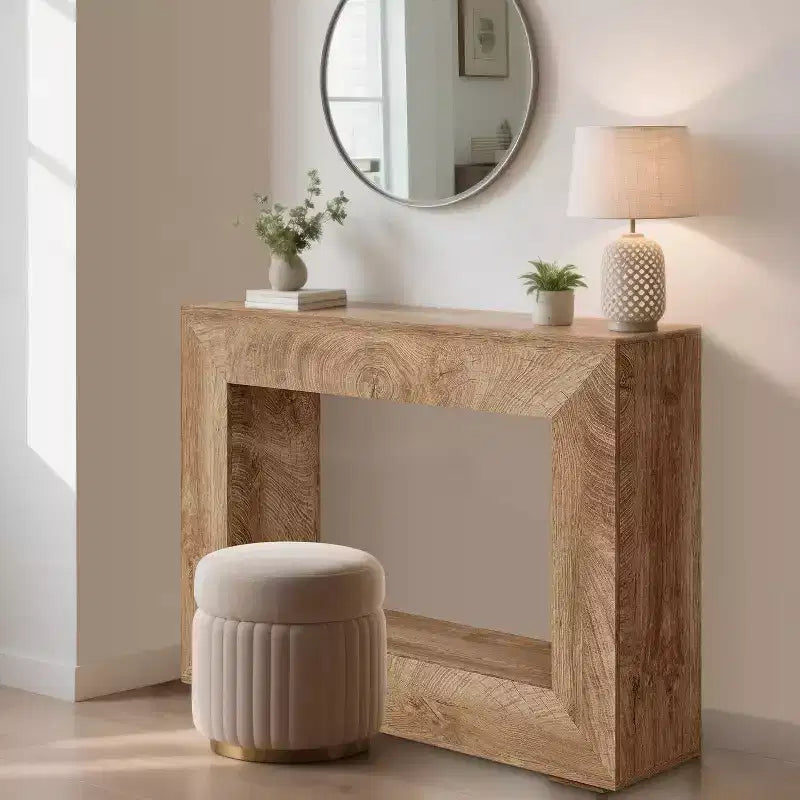 47 in Farmhouse Console Table,Entryway Console Table with Storage, Industrial Hallway Accent Table for Living Room, Entrance