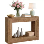 47 in Farmhouse Console Table,Entryway Console Table with Storage, Industrial Hallway Accent Table for Living Room, Entrance