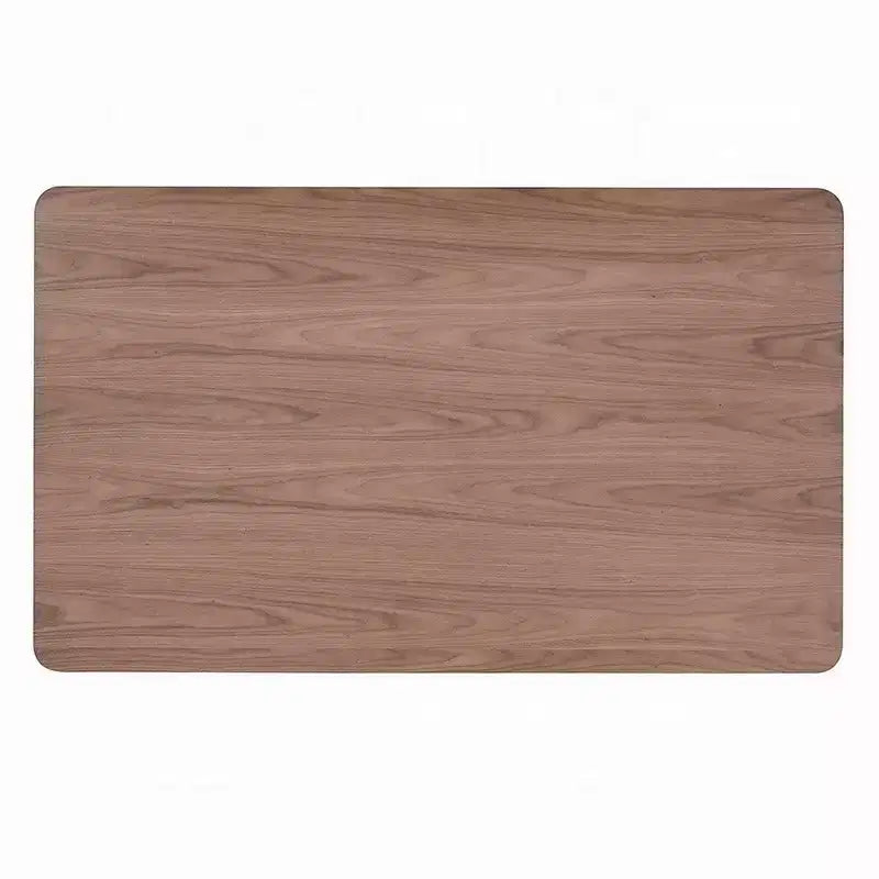 Royal Hampton Dining Table, 59 Inch Rectangular Brown Top, Scandinavian Black