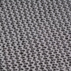 Knitted Footstool, Square Upholstered Footstool, Small furniture, Suitable For Living Room and Bedroom, No Assembly Required.