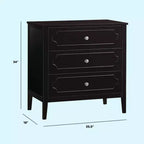 daVinci Chloe Regency 3-Drawer Dresser - White