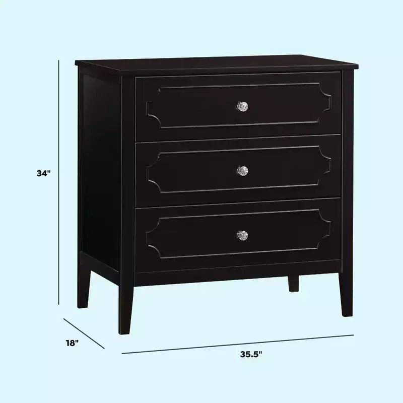 daVinci Chloe Regency 3-Drawer Dresser - White