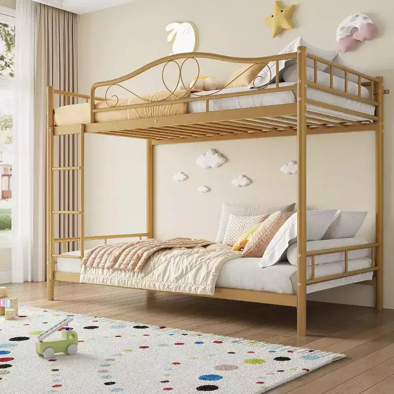 COZONY Twin Over Twin Bunk Bed, Heavy Duty Metal Frame Full Length Guardrails 400 LBS Capacity