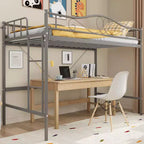 COZONY Twin Over Twin Bunk Bed, Heavy Duty Metal Frame Full Length Guardrails 400 LBS Capacity