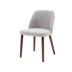 Wooden Dining Chairs, Modern Fabric Side Dinner Chair, Upholstered, for Kitchen, Dining Room, Restaurant
