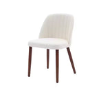 Wooden Dining Chairs, Modern Fabric Side Dinner Chair, Upholstered, for Kitchen, Dining Room, Restaurant