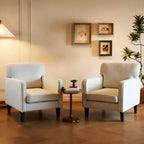 MAYEERTY Reading Chair with Armrest and Backrest Comfy Lounge Chair for Bedroom Waiting Room Reception Room