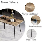 GDFStudio Freya Modern Wooden Dining Table