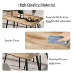 GDFStudio Freya Modern Wooden Dining Table