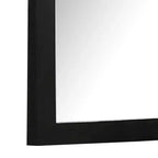 Royal Hampton 41 Inch Dresser Mirror, Modern Glam Black with Gold Acrylic Accents