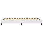 Bed Frame White Faux leather, plywood, engineered wood Queen