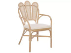 Maki Arm Chair - ACH4904 - White Washed/Ivory - Safavieh